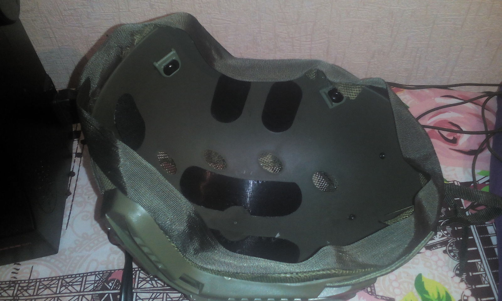 Helmet cover. - My, Handmade, Airsoft, Sewing, Longpost