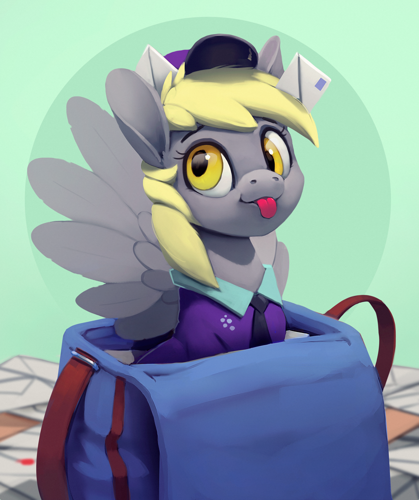 Derpy Postpony by Rodrigues404 - My little pony, Derpy hooves, Rodrigues404