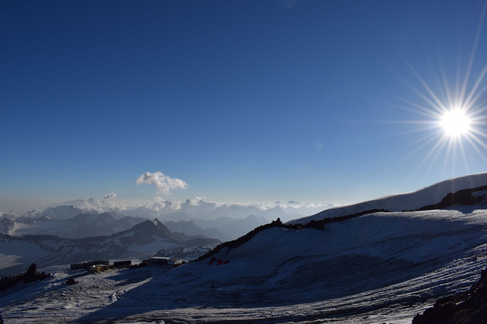 And everything is calm on Elbrus! - My, Elbrus, Adyr-Su Gorge, , , , The mountains, , Silence, Longpost