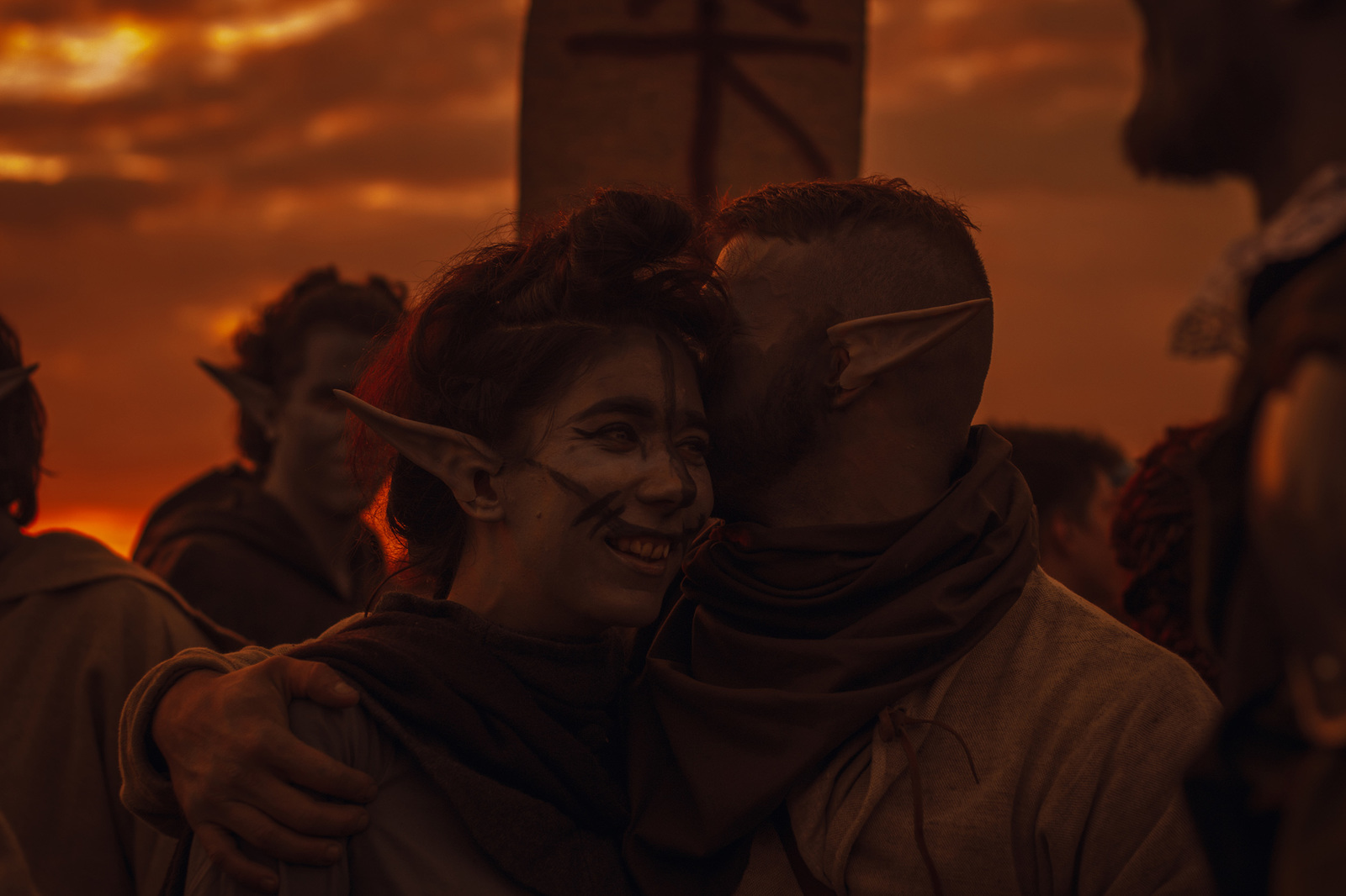 Photos with a taste of an ash storm. Part XII. Hugs in Vvardenfell. AT Morrowind-2017. - My, Hugs, Kiss, Hugs-kissers, Tenderness, The elder scrolls, The Elder Scrolls III: Morrowind, , Longpost, Tag