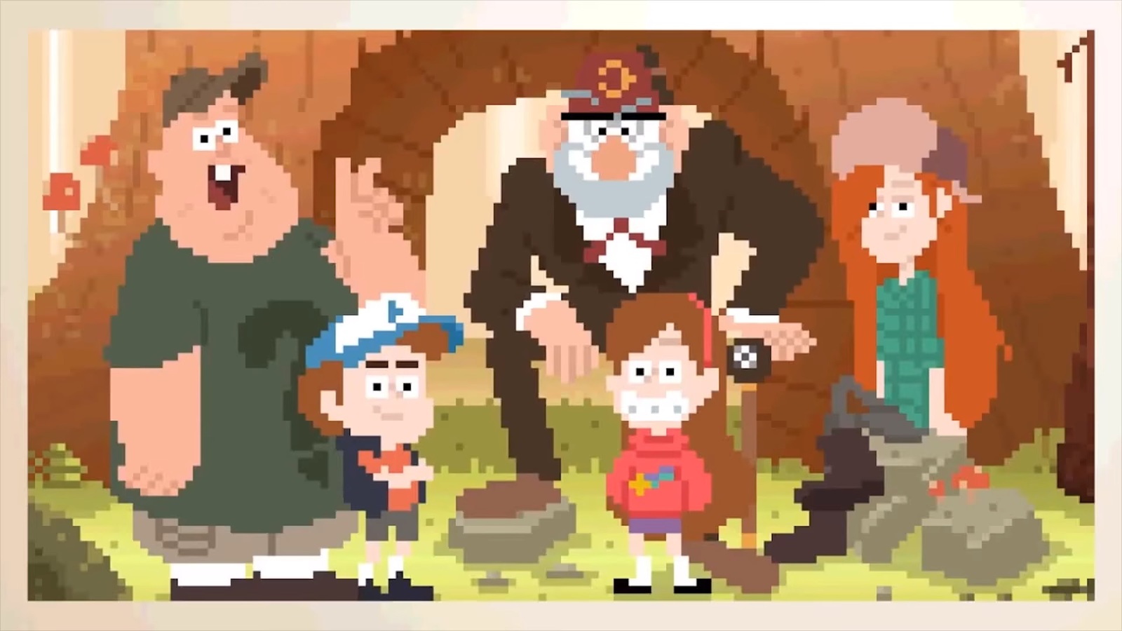 Gravity Falls Pixel Art