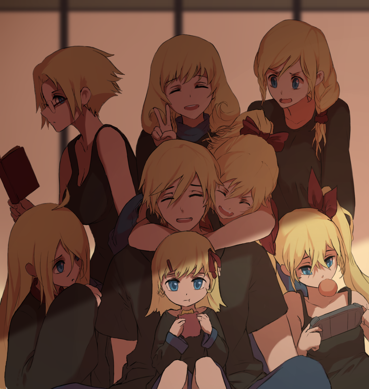 Arc family photo
 - RWBY, Jaune Arc, Anime art, Anime, Not anime, Art