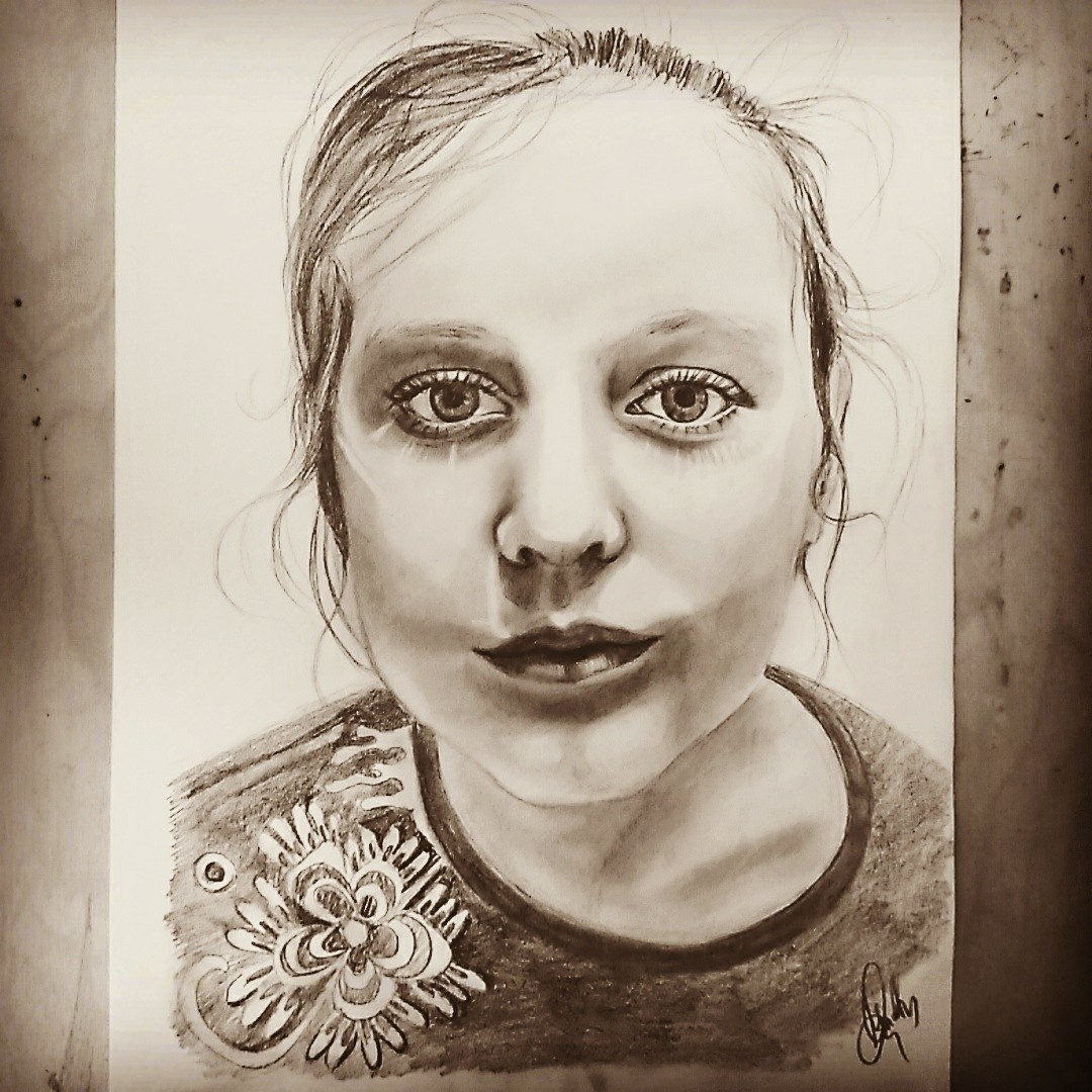 It was evening, there was nothing.. - My, Artist, Drawing, Portrait, Hobby, Pencil drawing, Creation, Longpost