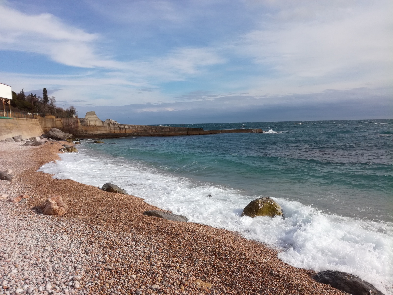 Sea in February. - My, Sea, Crimea, Longpost