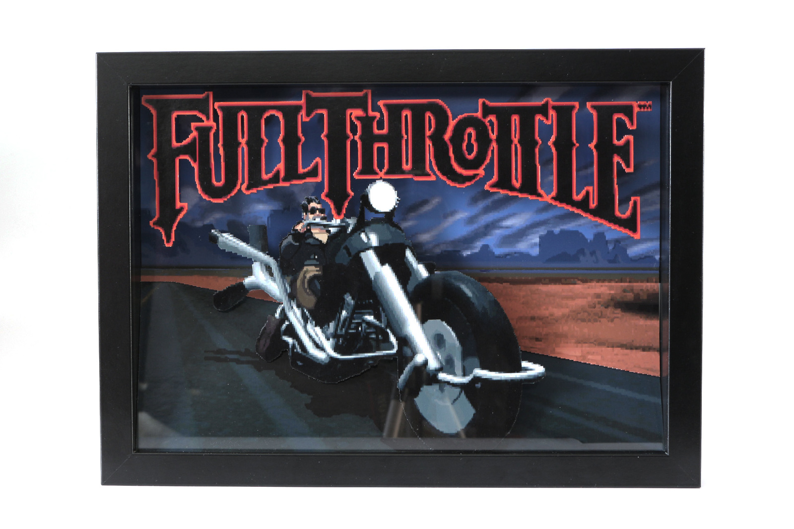 Diorama based on the game Full Throttle - My, Diorama, Games, My, Full Throttle, With your own hands, Longpost