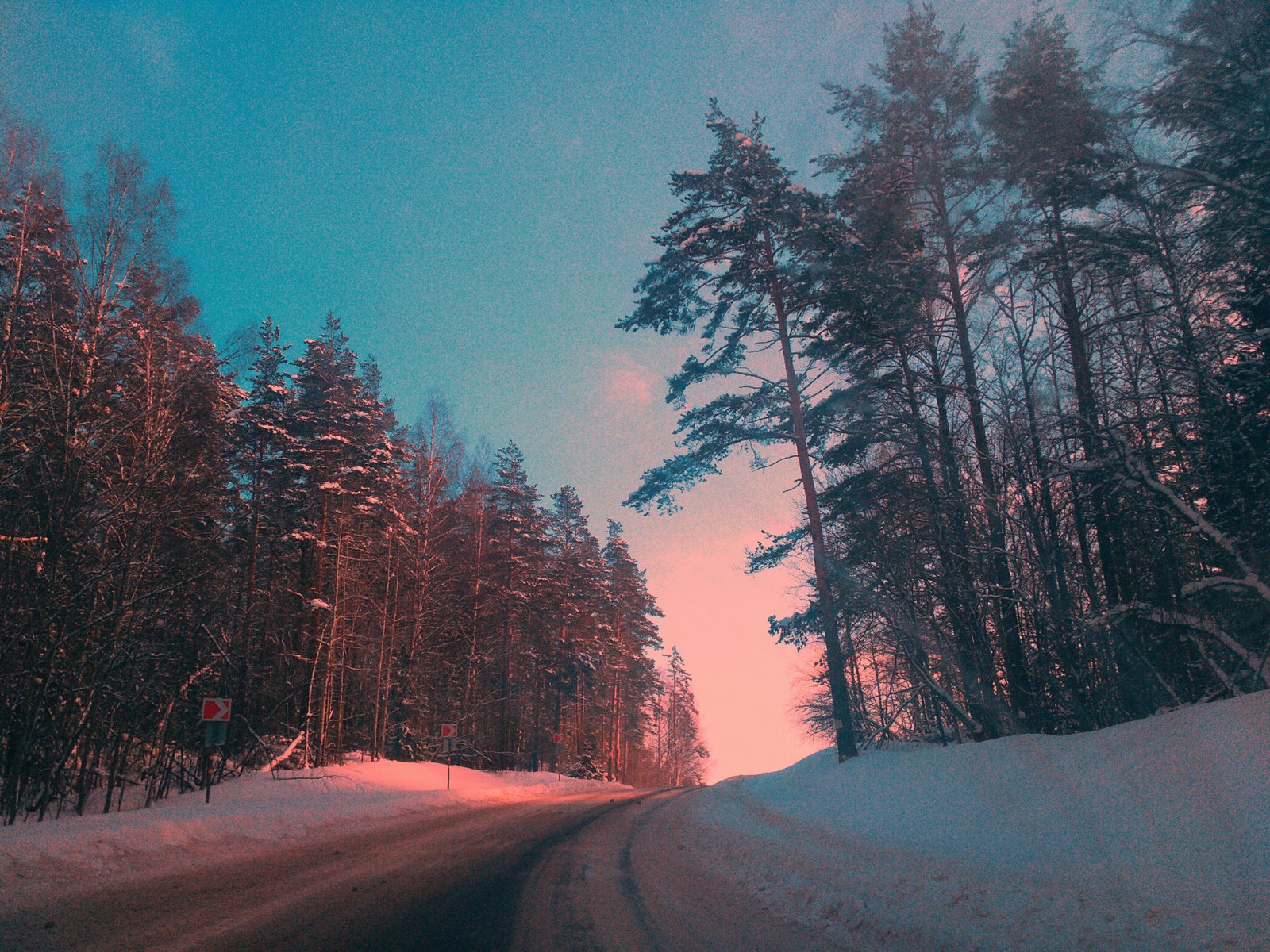 Через стекло пыльного запорожца - Моё, Фотография, Природа, Зима, Карелия