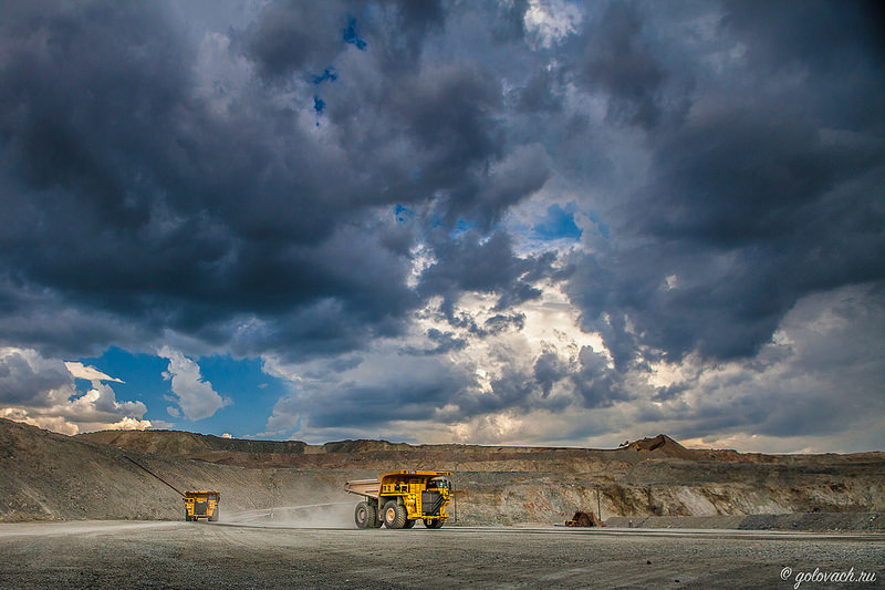 Gigantor. Mining dump truck Komatsu 730E. Test Drive. - Test Drive, Report, Dump truck, Komatsu, Longpost