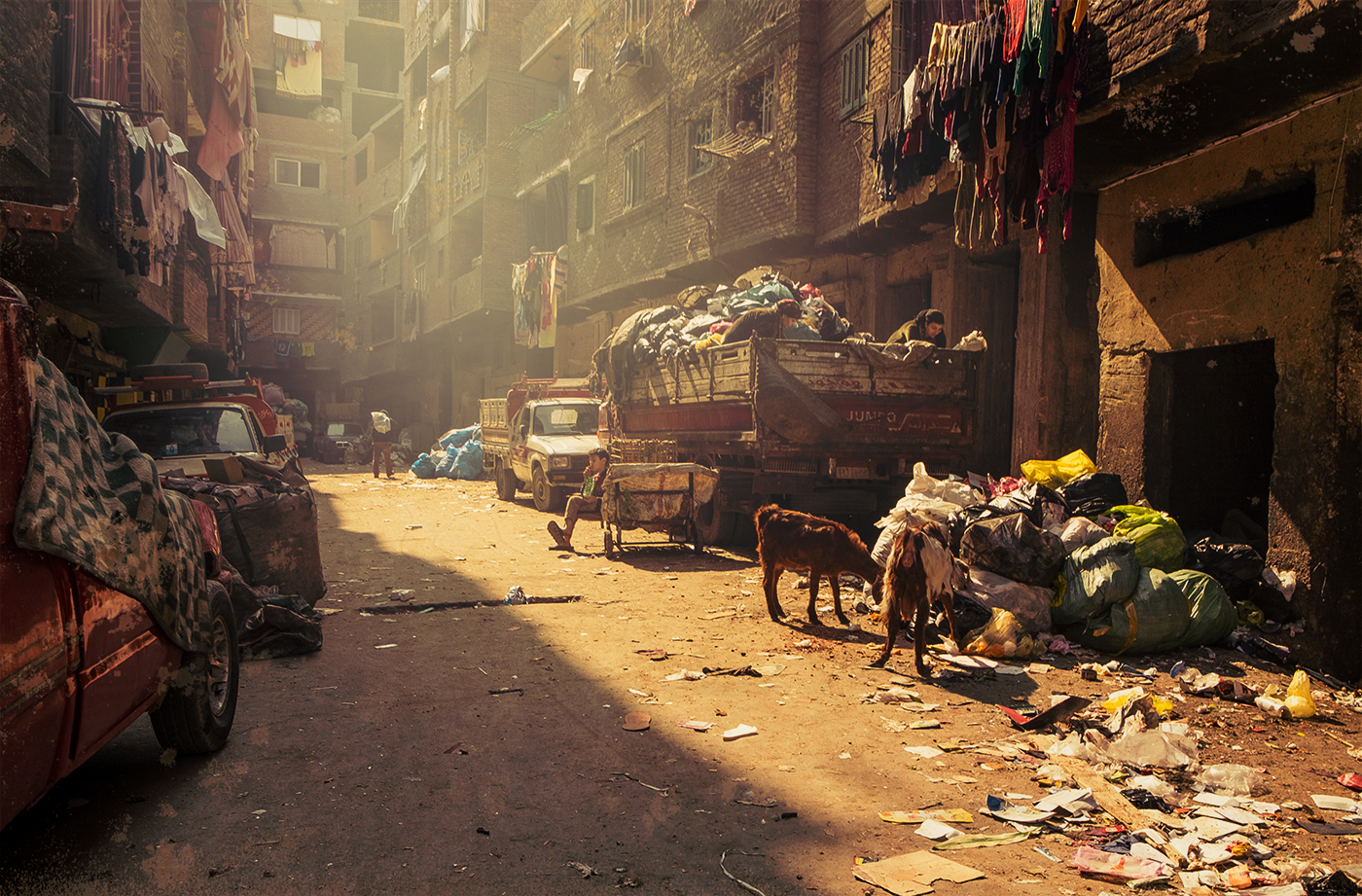 Too bad these photos don't capture the smell: Garbage City in Cairo - My, , Travels, Cairo, Garbage, Video blog, Longpost, The photo, Video