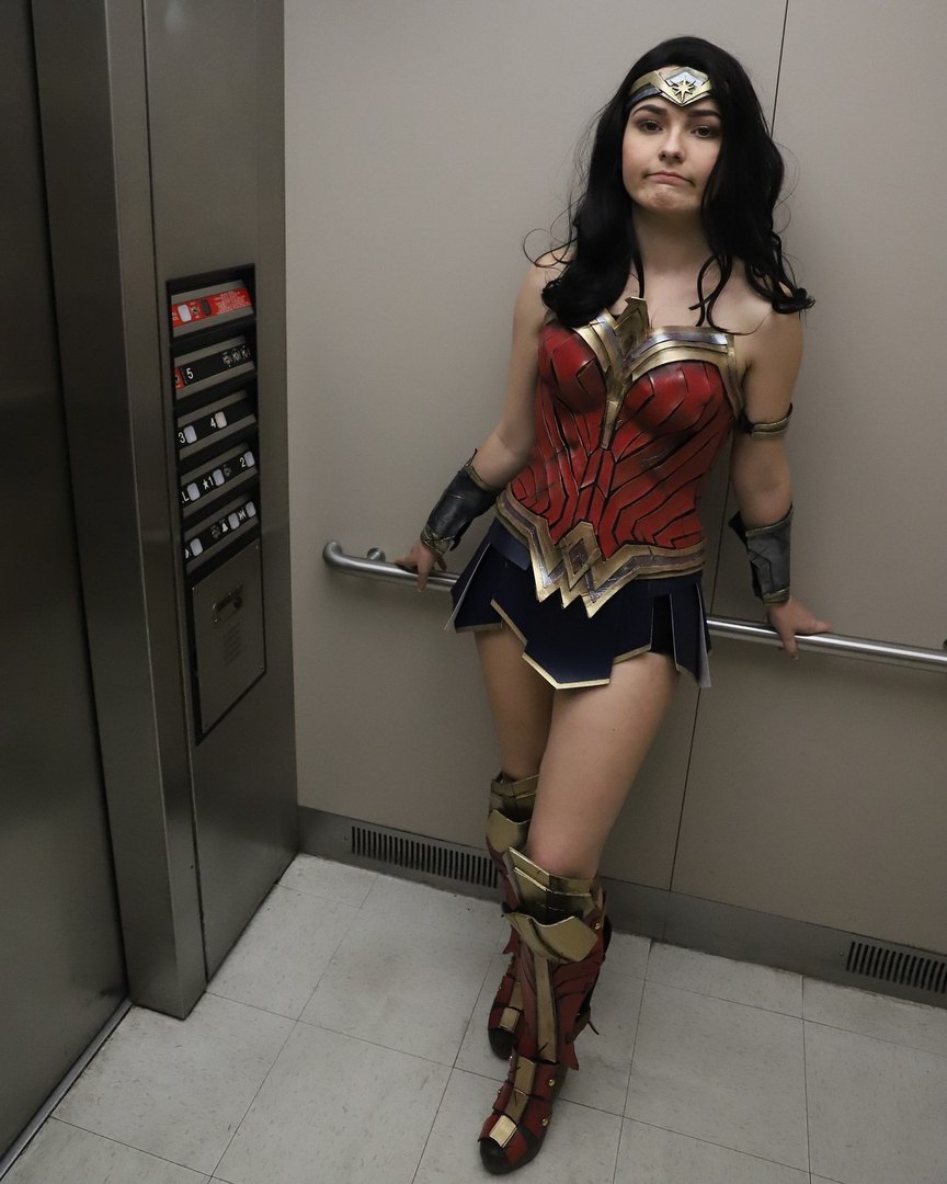 When you can't fly like Superman - The photo, Girls, Cosplay, Wonder Woman, DC, Dc comics