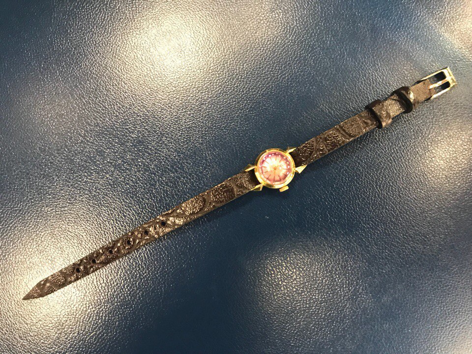 Strap for the Soviet women's watch Seagull. - My, Watchband, Voronezh, Strap, Handmade, Needlework with process, Wristband, Longpost