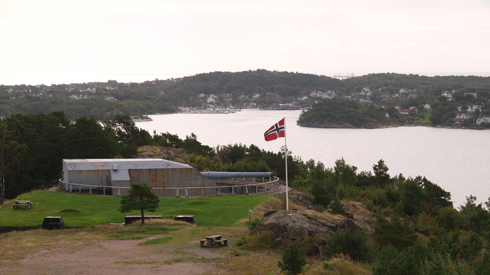 Traveling in Norway at the end of August 2016, photos, observations and biography of travelers. - My, Norway, Road trip, Tourism, Nature, Artillery, Fort, Battery, Longpost