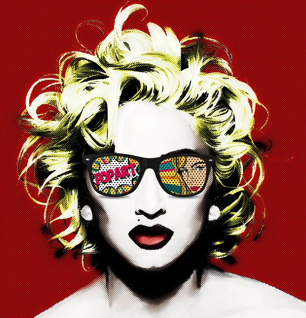 Pop Art. - Art, Pop Art, Celebrities, John Lennon, Marilyn Monroe, Madonna, Longpost