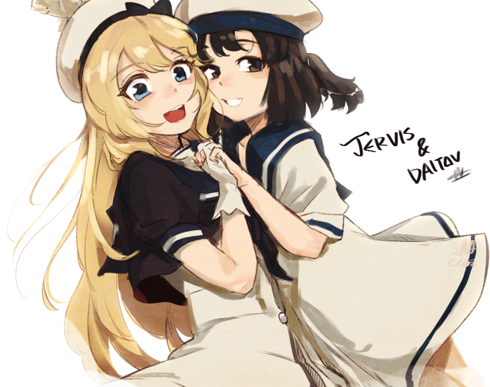 Jervis and Daitou - Kantai collection, Jervis, Daitou, Anime, Anime art