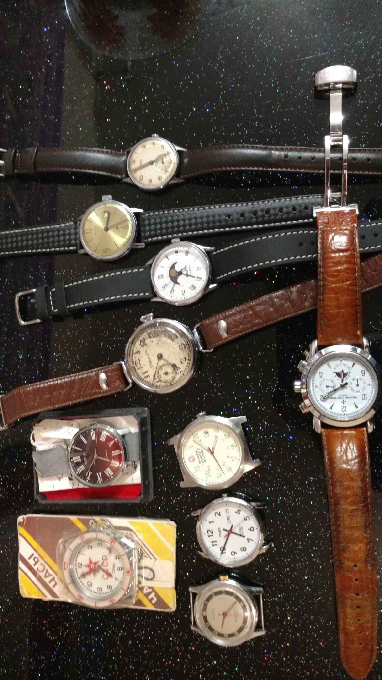 Clock from the past - My, Clock, Wrist Watch, Mechanical watches, Longpost, Rarity, Collection