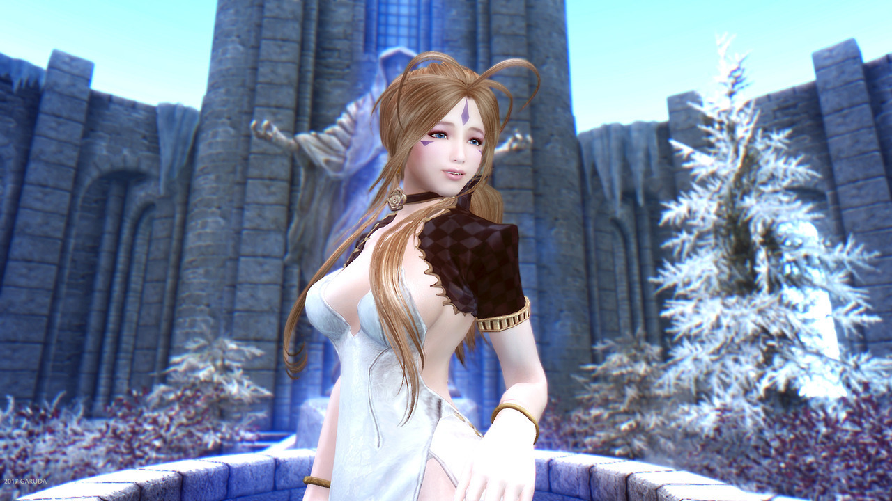 Oh My Goddess! - Anime, , Belldandy, Crossover, Skyrim, Oh My Goddess!