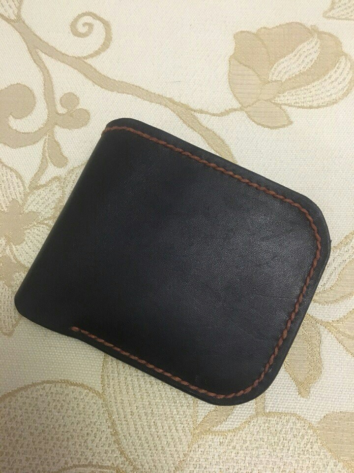 Women's wallet according to the finished pattern - Leather craft, Leather products, Leather, Longpost