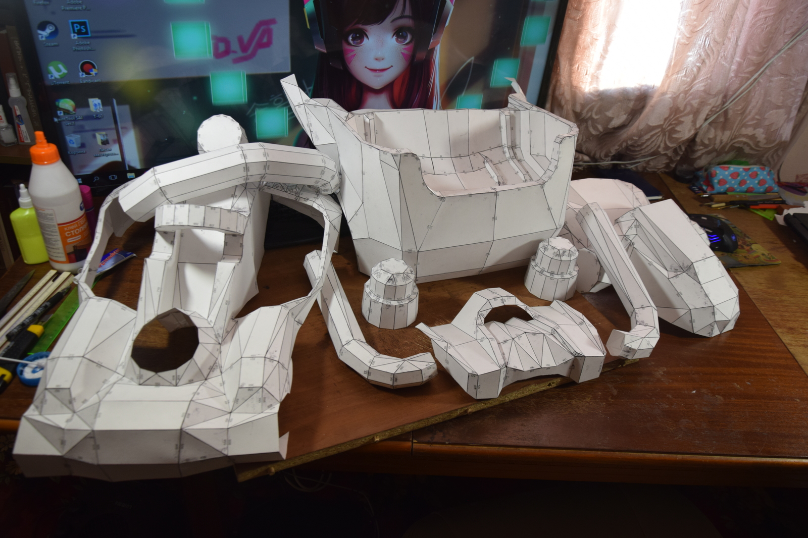 Here is the second part - My, Games, Fallout 4, Pepakura, With your own hands, Link, Papercraft