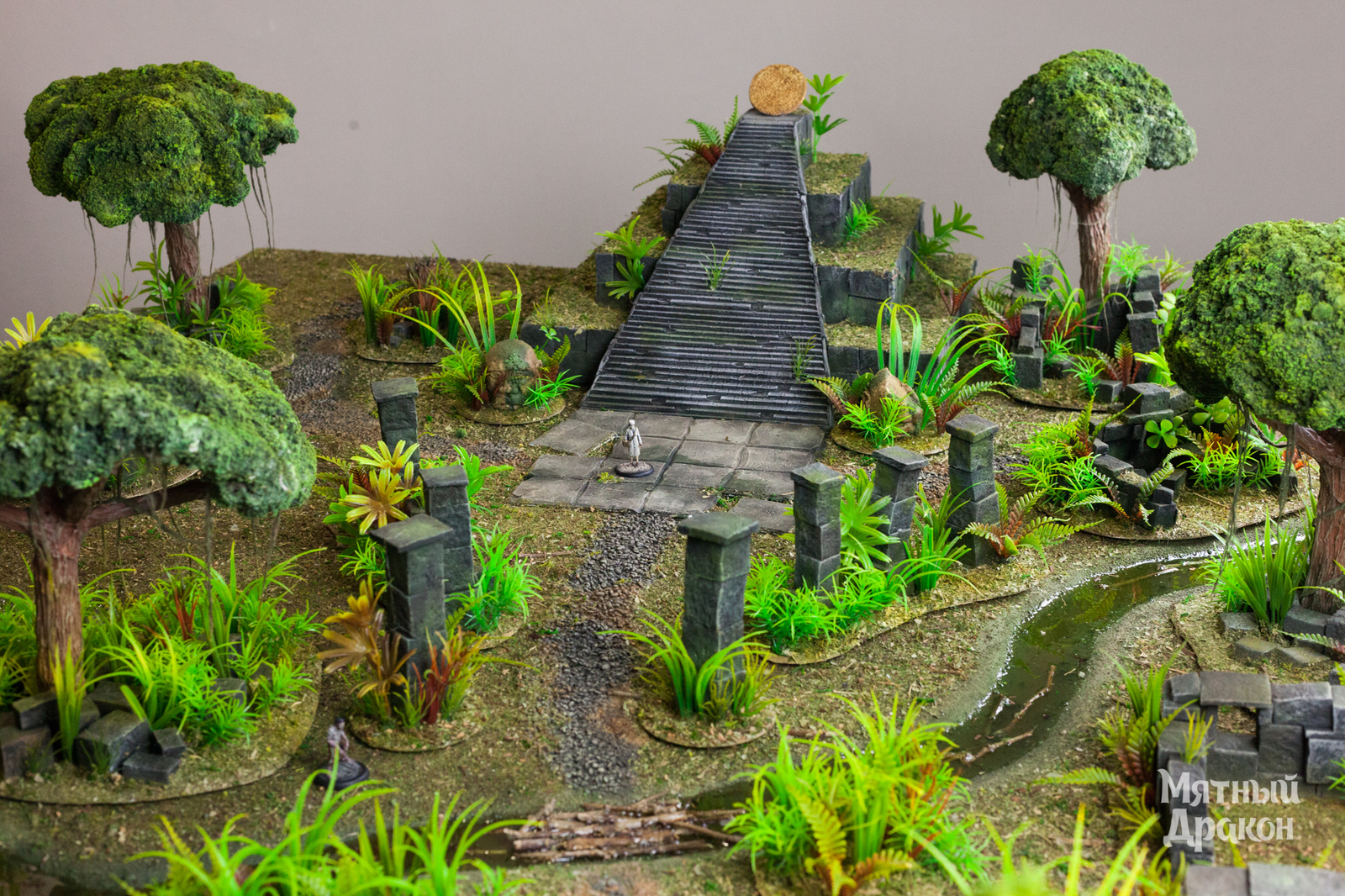 Snakes in the desktop jungle - My, Miniature, Toy soldiers, Snake, Terrane, Warhammer 40k, Mayan, Warhammer, Board games, Longpost