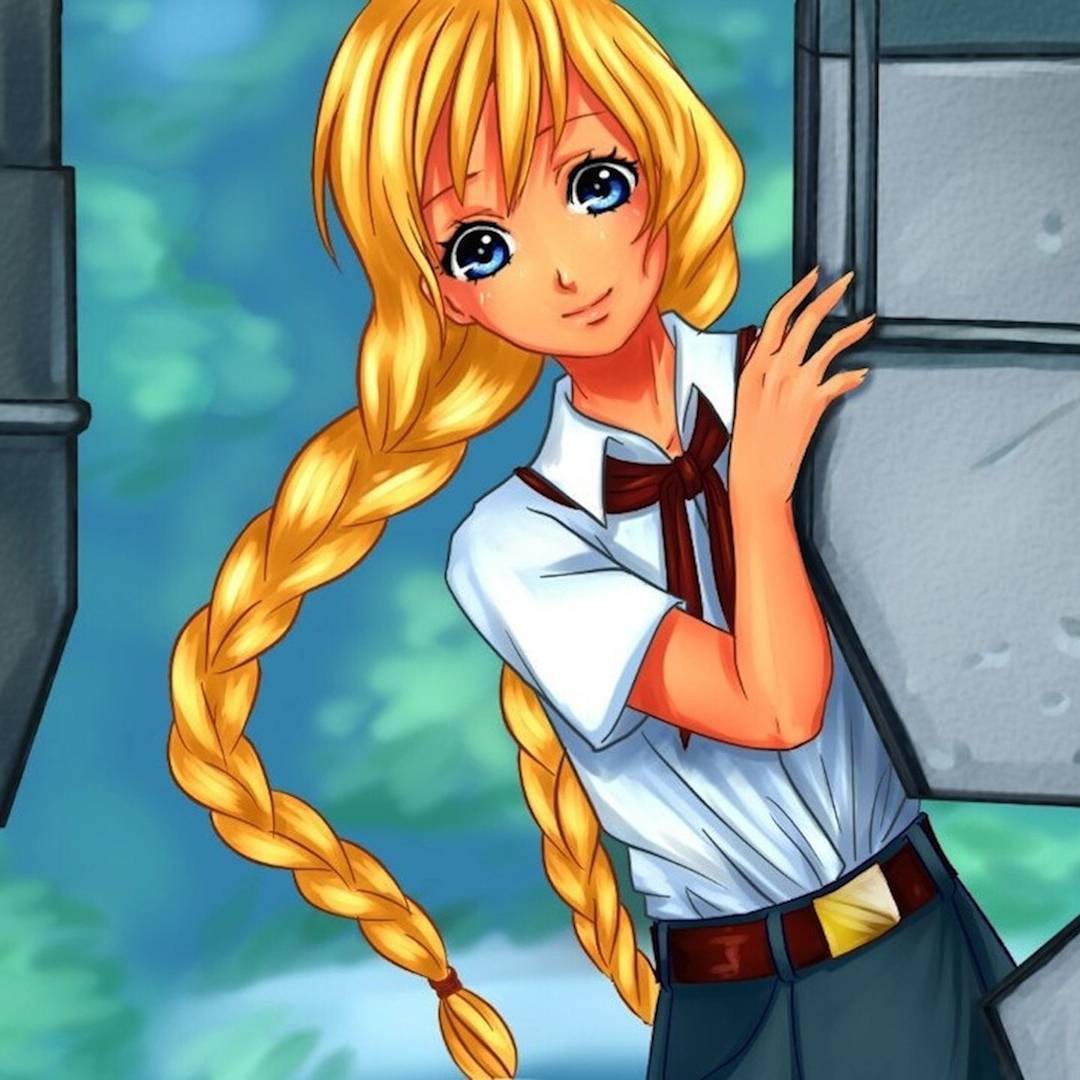 Slavya. And so different too... - Glorifying, Visual novel, Endless summer, Art, Longpost