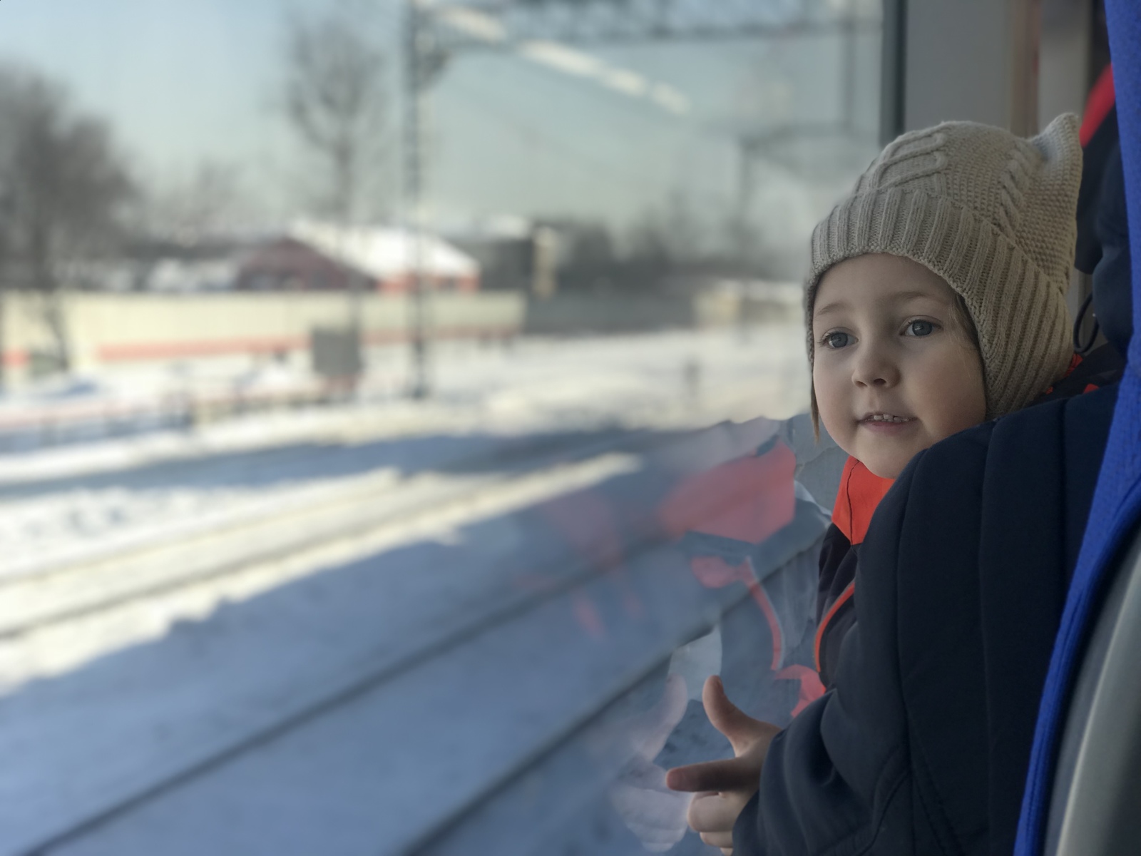 Train ride, first - My, MCC, Children, beauty, The first, Drive, Joy, Laugh, Longpost