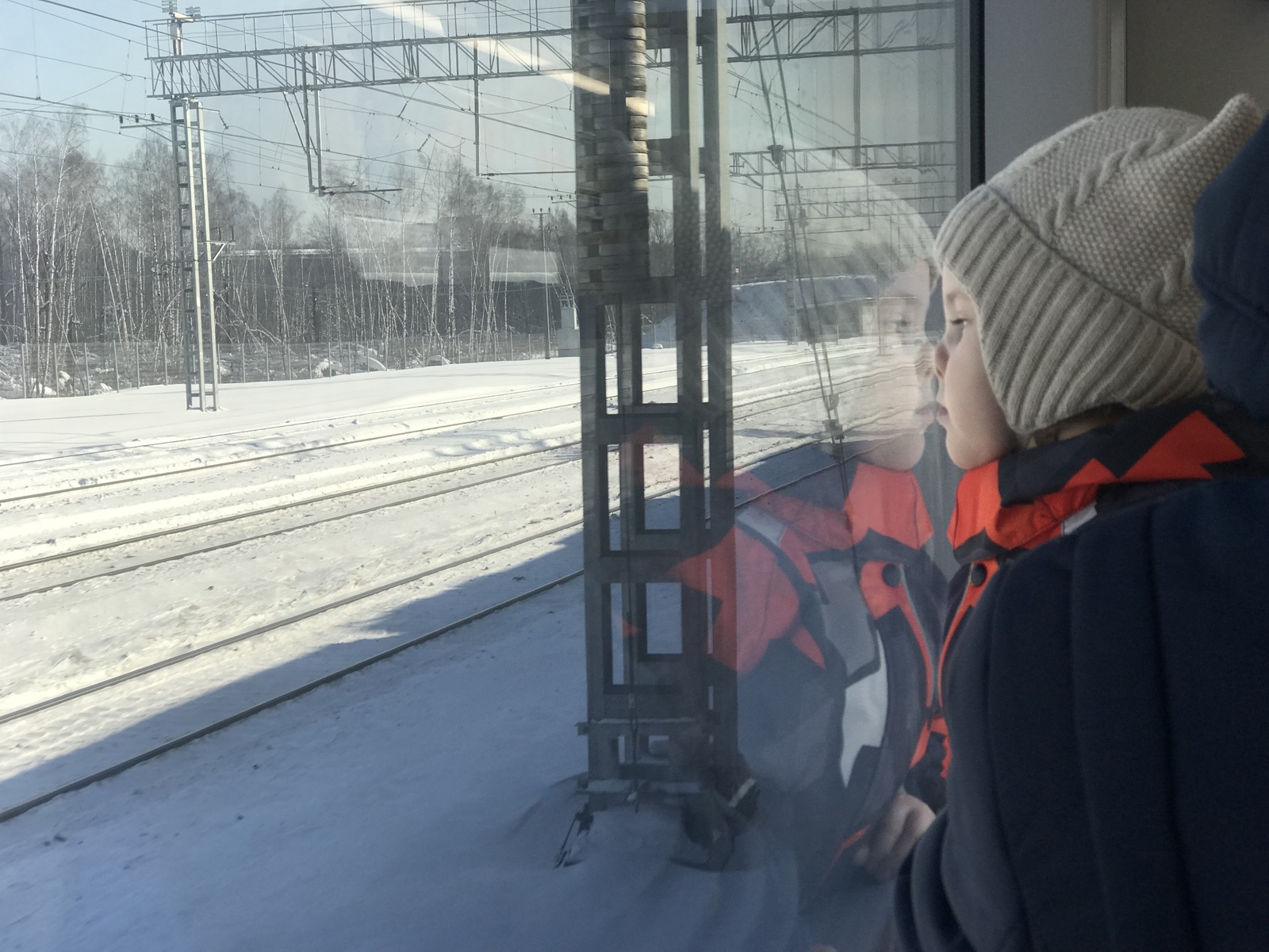 Train ride, first - My, MCC, Children, beauty, The first, Drive, Joy, Laugh, Longpost