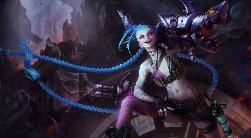 Закос на Jinx - League of Legends - Моё, Моё, League of Legends, Длиннопост, Девушки, Закос, Jinx, Riot Games, Макияж