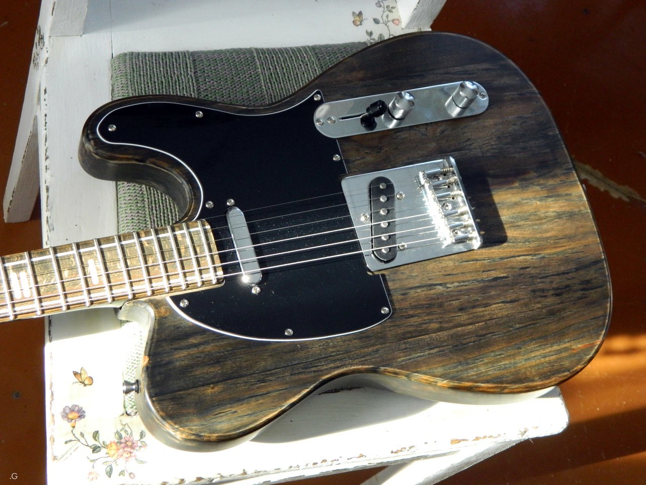 How my dad made a guitar - Telecaster, Longpost, Guitar, With your own hands, Woodworking