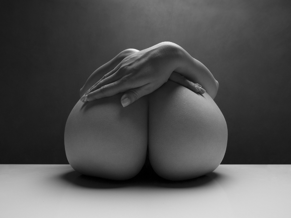 Jops with handles. And not only - NSFW, , Longpost, Erotic, Black and white photo