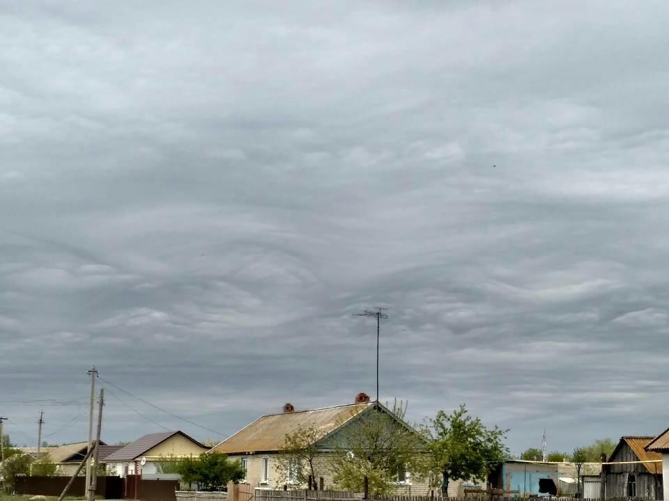 Clouds of Jupiter on Earth - My, Saratov region, Clouds, The photo, Photo on sneaker