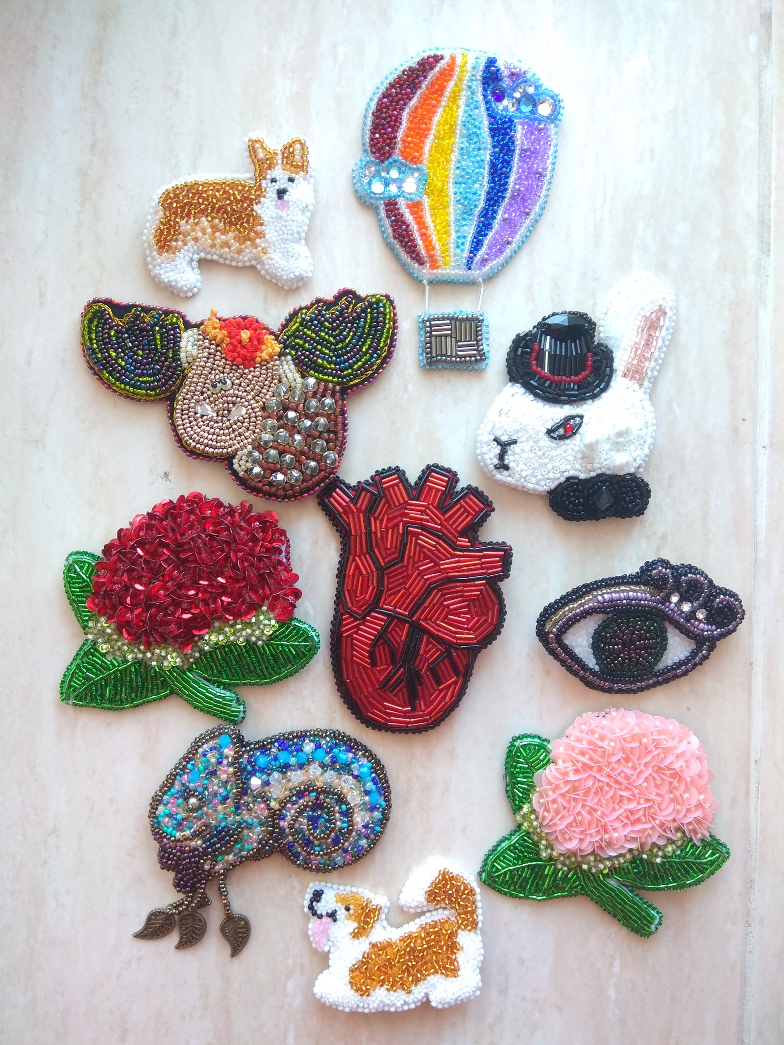 Handmade - My, Brooch, Handmade, With your own hands, Needlework without process, Longpost