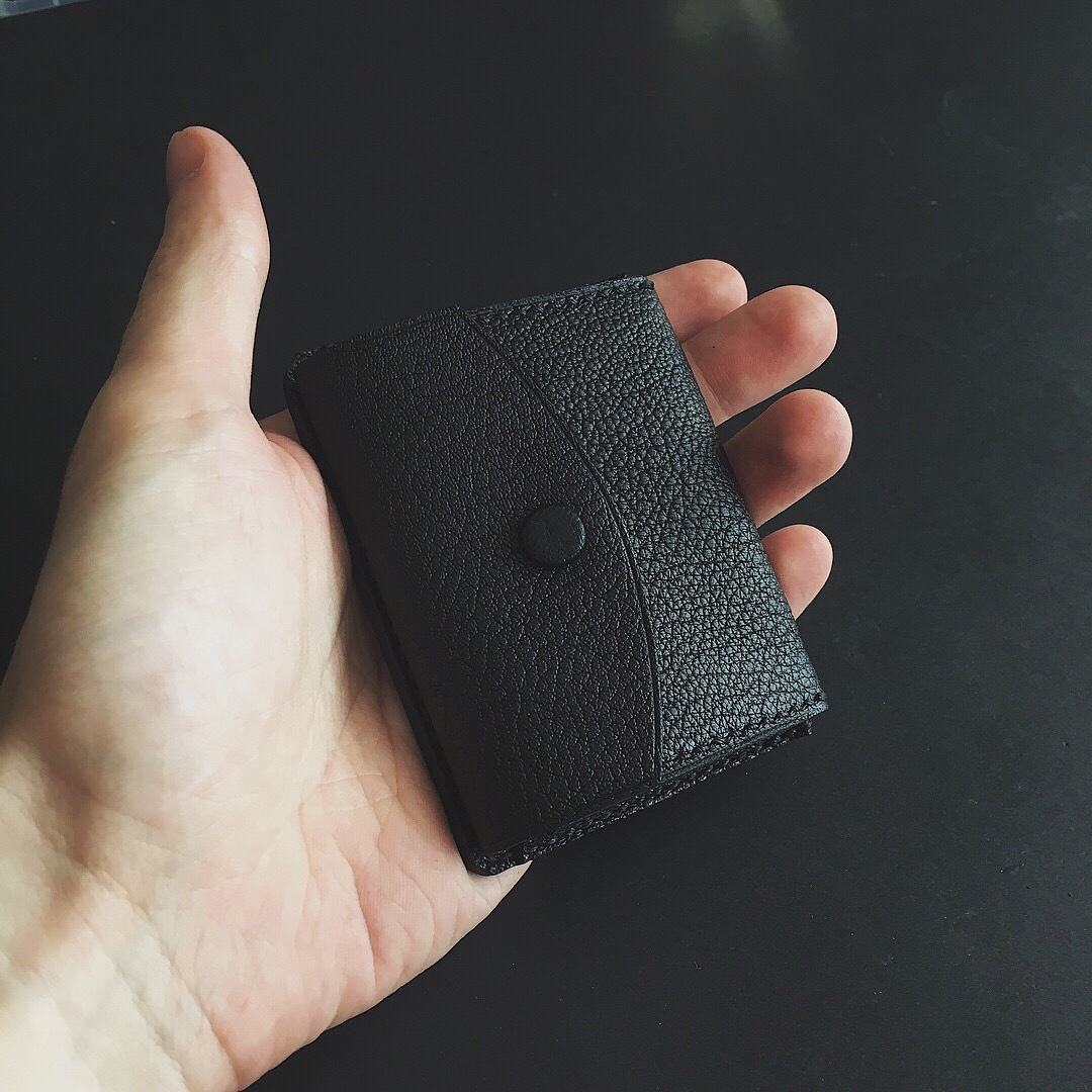 Small wallet? And for everything to fit? - My, Leather products, Leather craft, Wallet, Good quality, Longpost