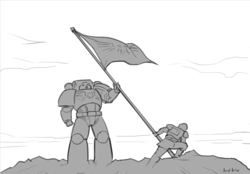 BoltertoKokoro sketches - Warhammer 40k, Wh humor, Wh Art, Bolter to kokoro, Longpost