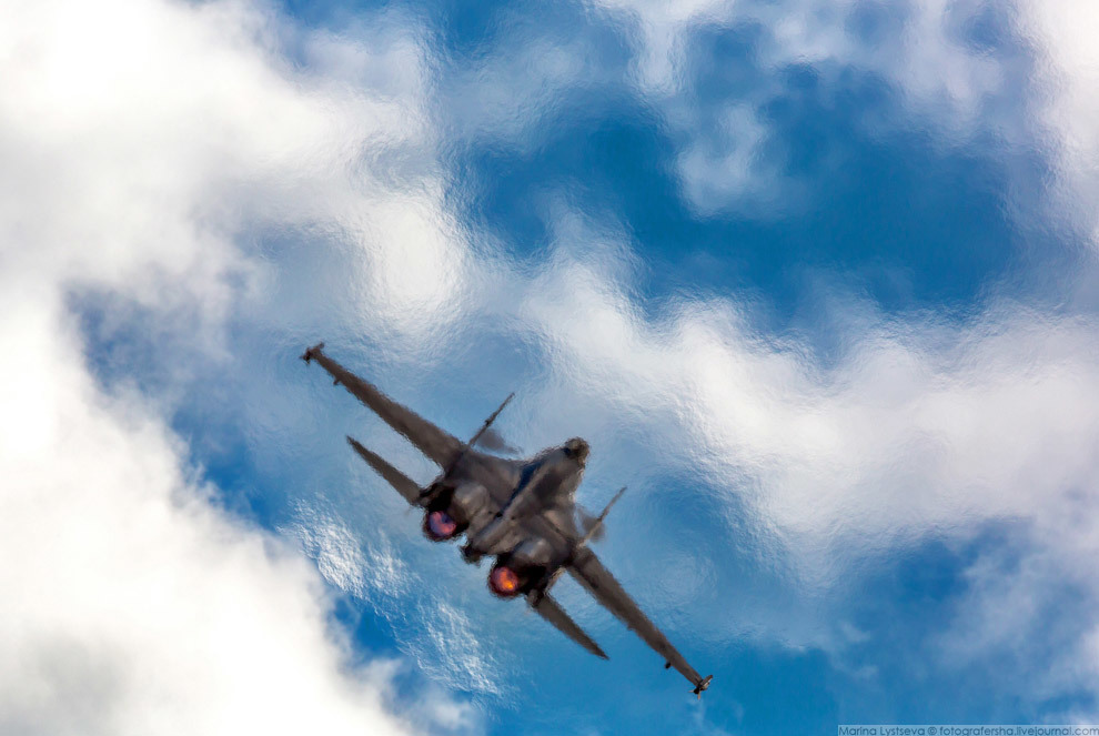 Hunting on the Su-35 - Su-35, Fighter, Airplane, Army, Russia, Vks, Longpost, Sky