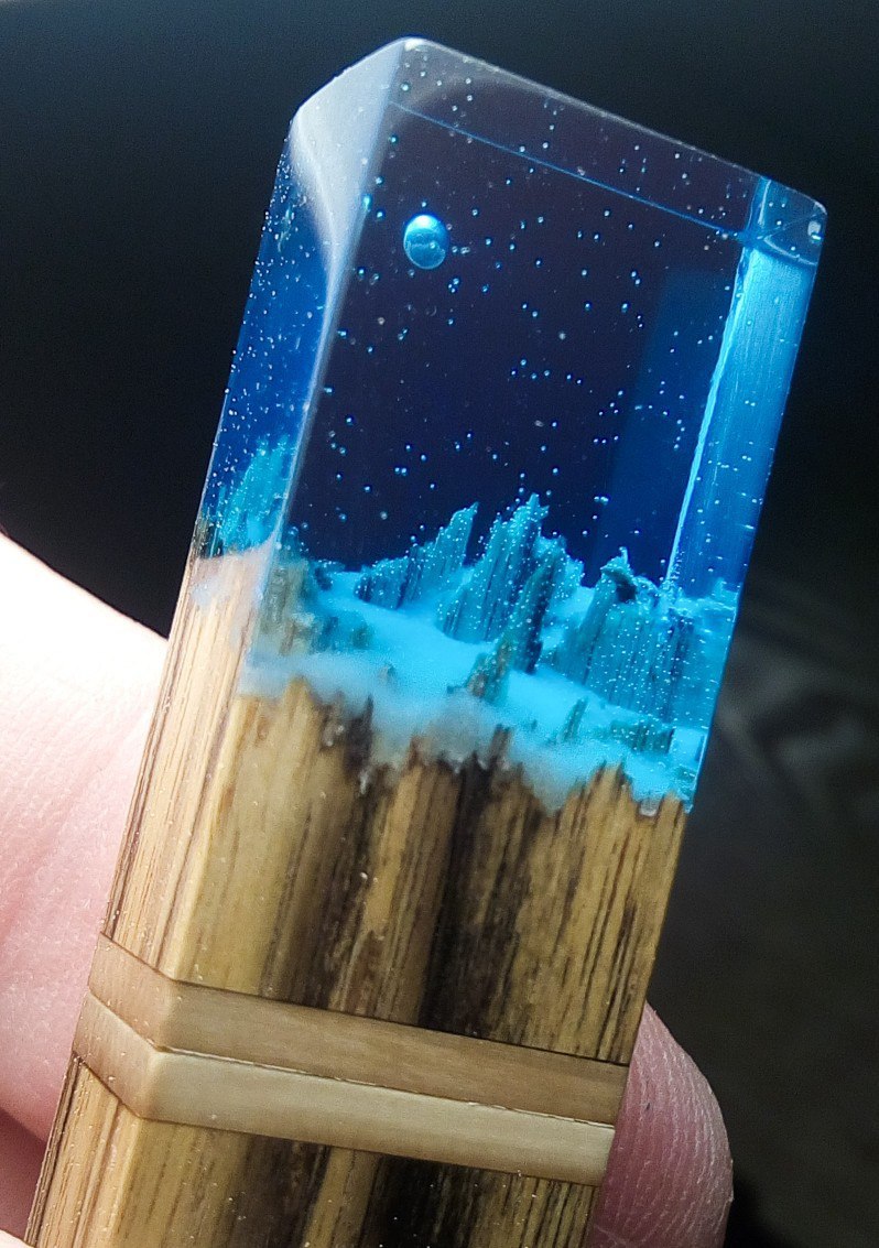 Flash drives made of epoxy resin, exotic woods, mammoth tusk and other materials - 2 - My, Epoxy resin, Flash drives, Needlework with process, Exotic wood, Tusk, Longpost, Eben, Longtext