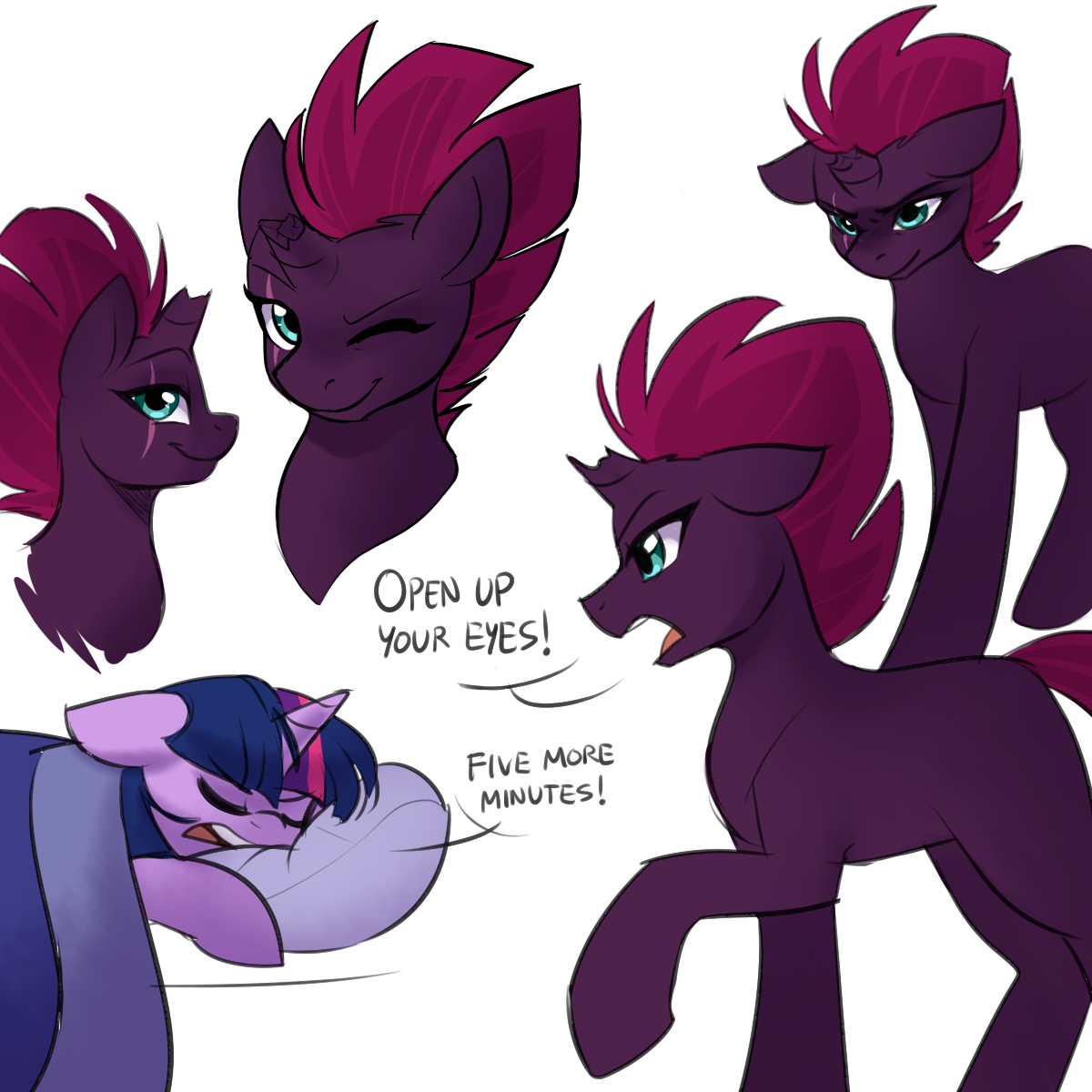 Будильник - My Little Pony, Twilight sparkle, Tempest Shadow