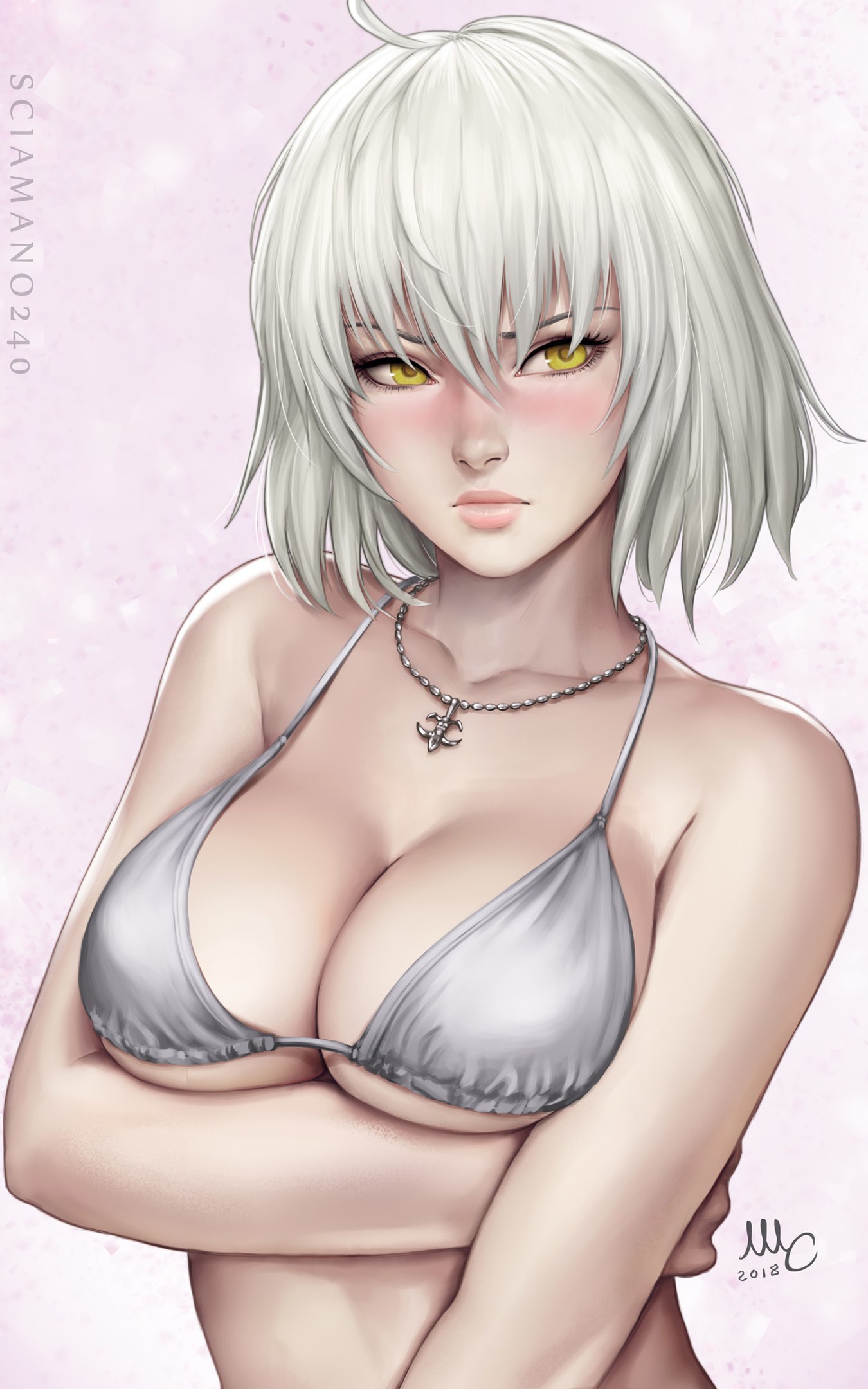 Jeanne d'Arc - NSFW, Арт, Аниме, Fate, Fate Grand Order, Sciamano240, Jeanne Alter, Jeanne Darc, Длиннопост