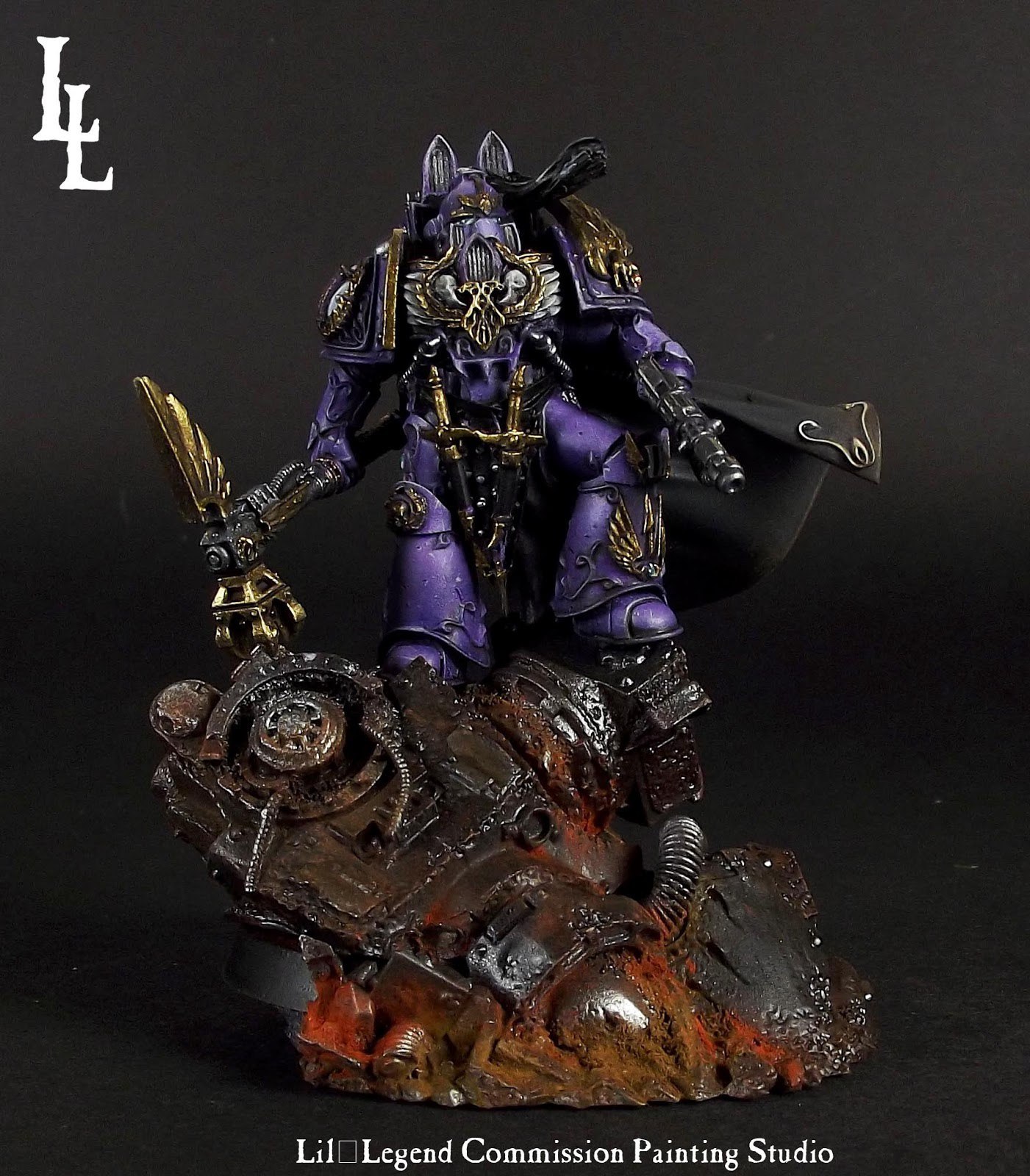 Lord-Commander Eidolon by Lil’ Legend Studio. - Warhammer 30k, , , Wh miniatures, Longpost, Games