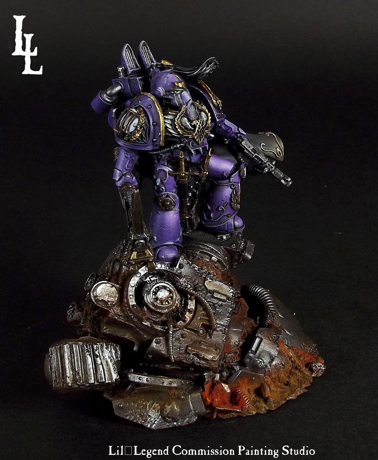 Lord-Commander Eidolon by Lil’ Legend Studio. - Warhammer 30k, , , Wh miniatures, Longpost, Games