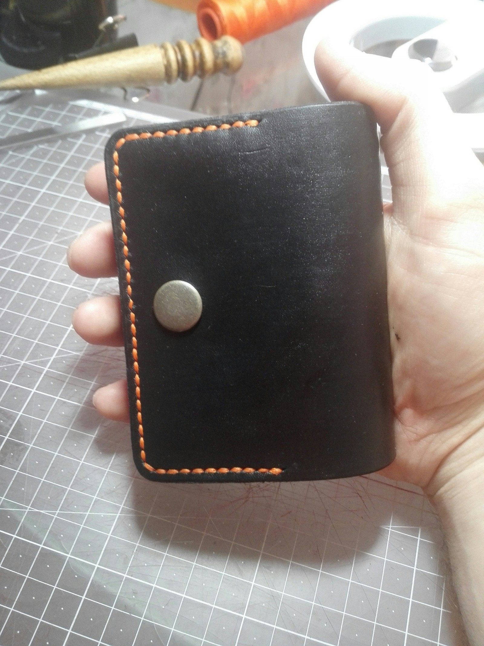 Purse number 3 - Leather products, Wallet, Handmade, Longpost