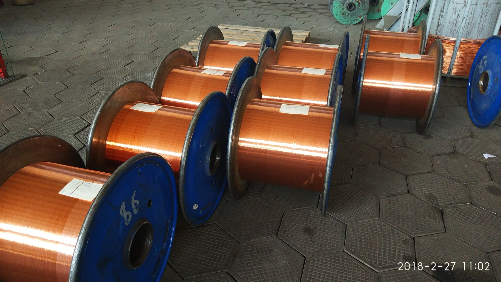 Manufacturing of copper wire (Drawing) - My, Copper, Wire, Longpost, Machine, Production, Factory