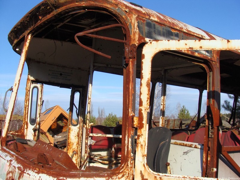 Rassokha - a cemetery of equipment in Chernobyl 2018 - My, Chernobyl, Cemetery of Machinery, Radiation, Zuo, Longpost