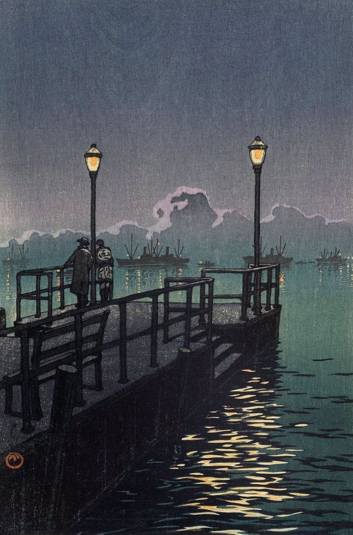 Hasui Kawase - Hasui Kawase, Арт, Япония, Пейзаж, Длиннопост