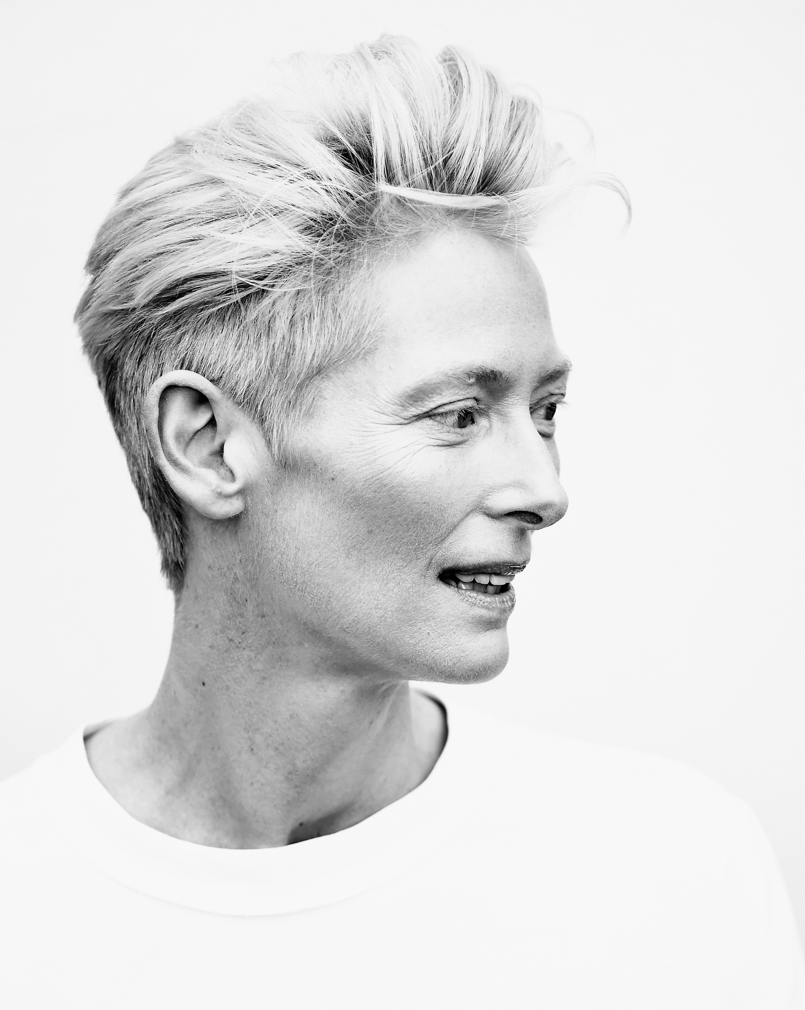 Portrait. Tilda Swinton - My, Art, Portrait, Actors and actresses, Drawing, Longpost