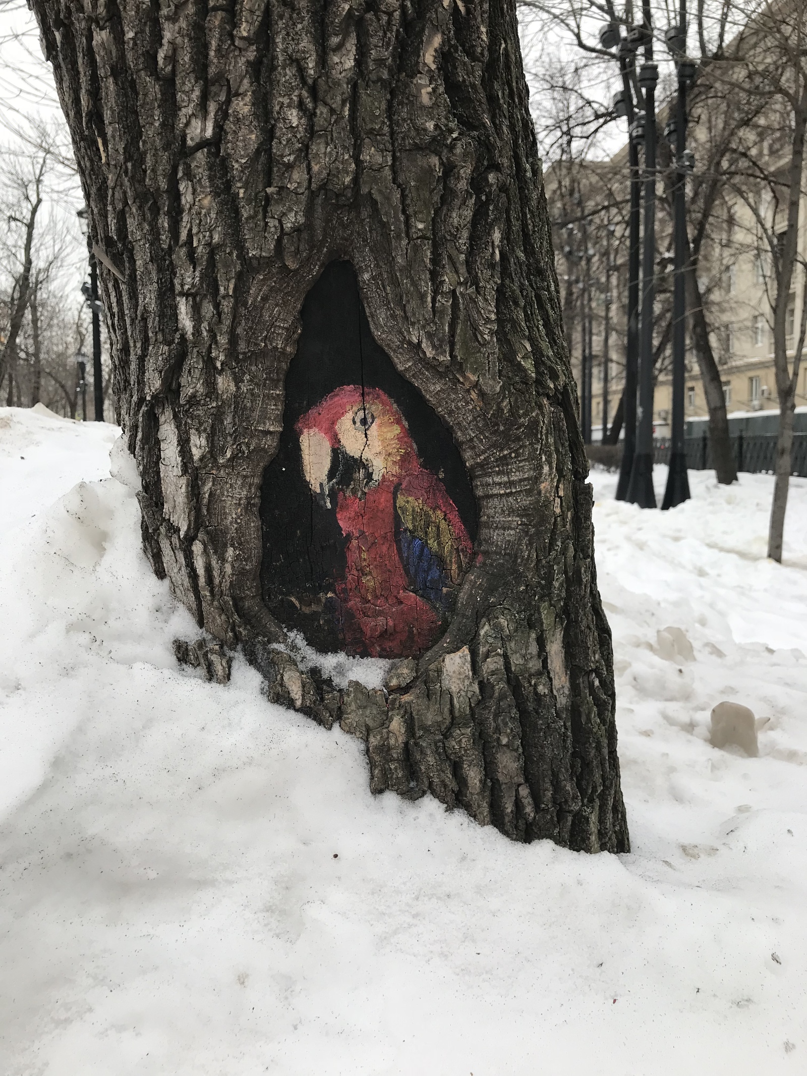 Unexpected Art object (MSK, Sretensky Boulevard). - Moscow, Art, Sretensky Boulevard