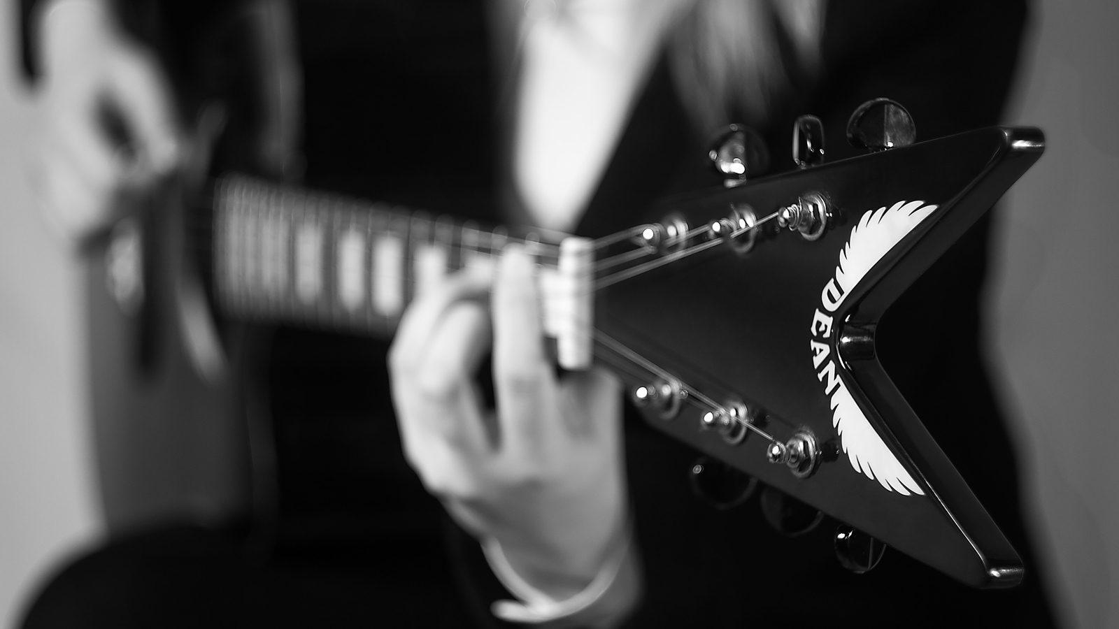 Lady with a guitar - My, Girls, Guitar, The photo, Canon 60d, Helios, Helios44-2, Black and white, Helios44-2