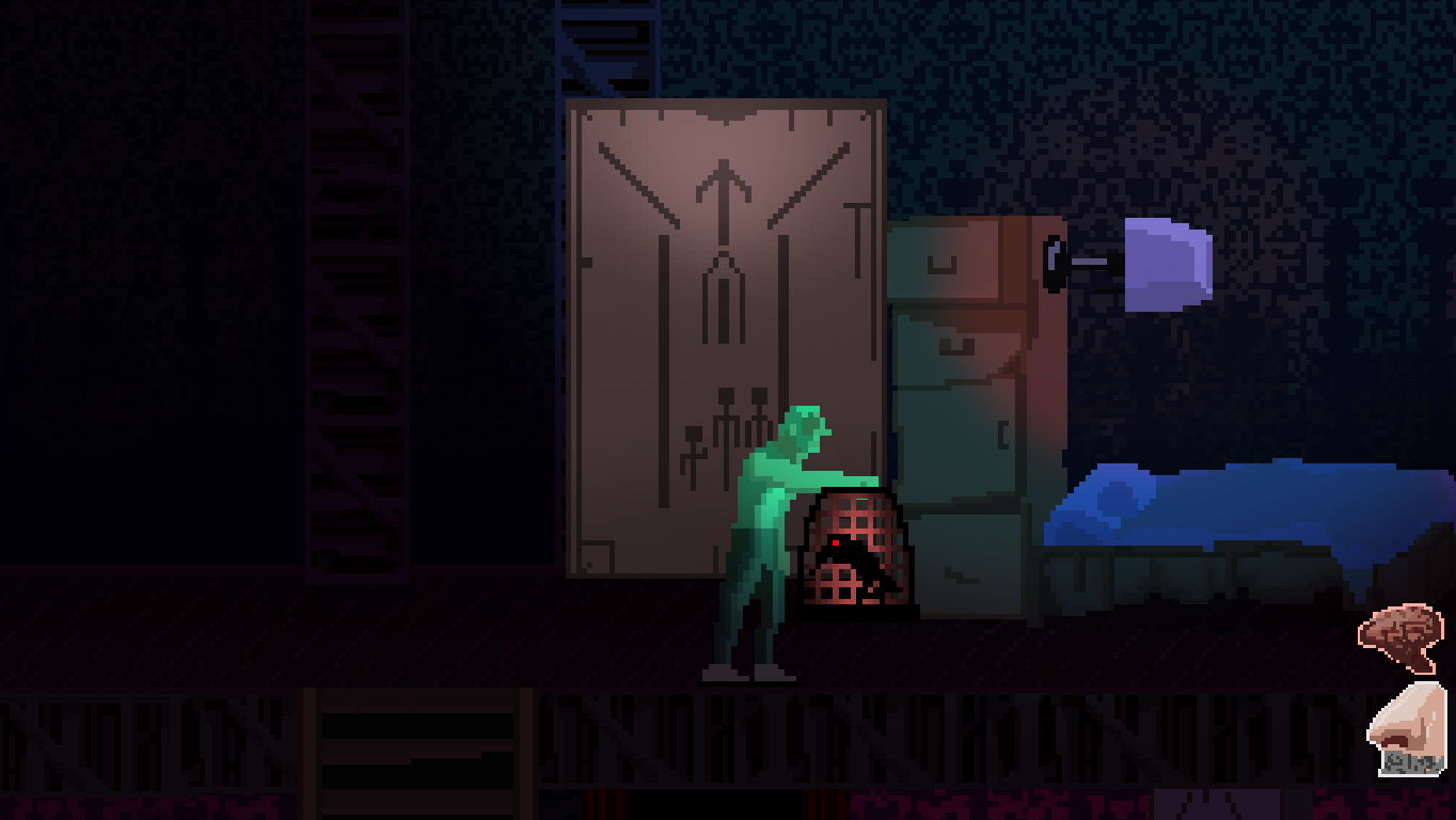 Blind Boris - My, Gamedev, Survival, Pixels, Pixel Art, Indie Horror, Indigamedev, Longpost, Pixel