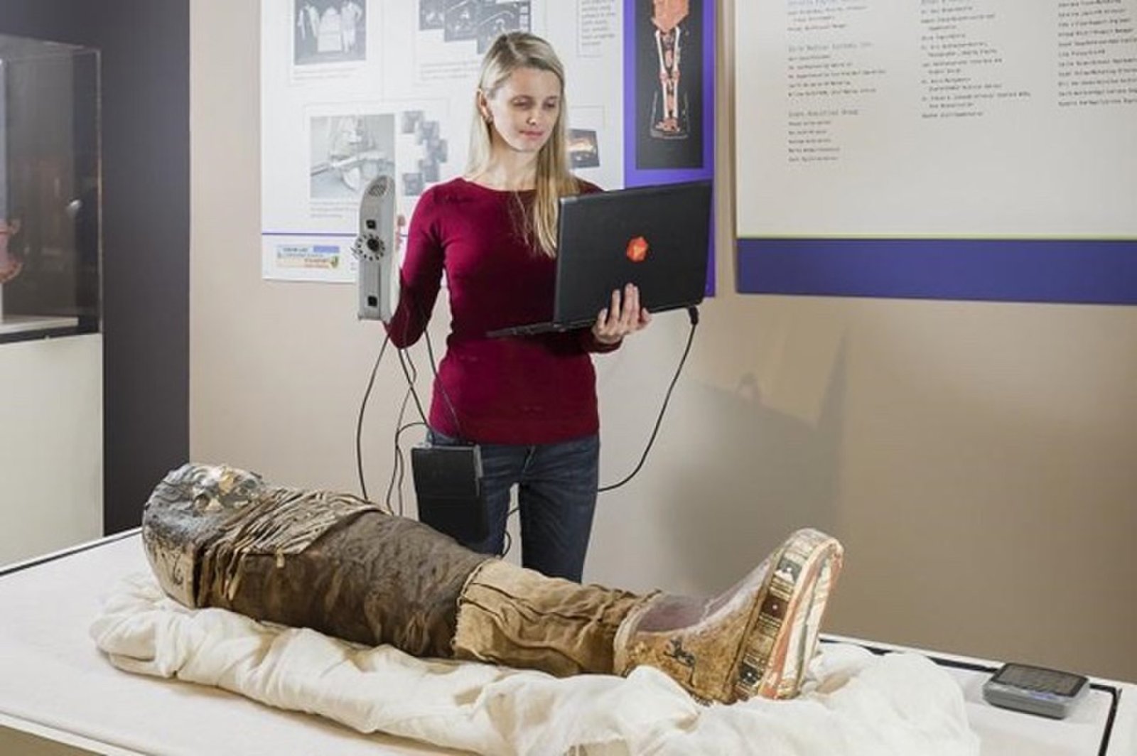 A new look at the Egyptian mummy of a child through 3D - scanning - Story, Mummy, Egypt, , Video, Longpost