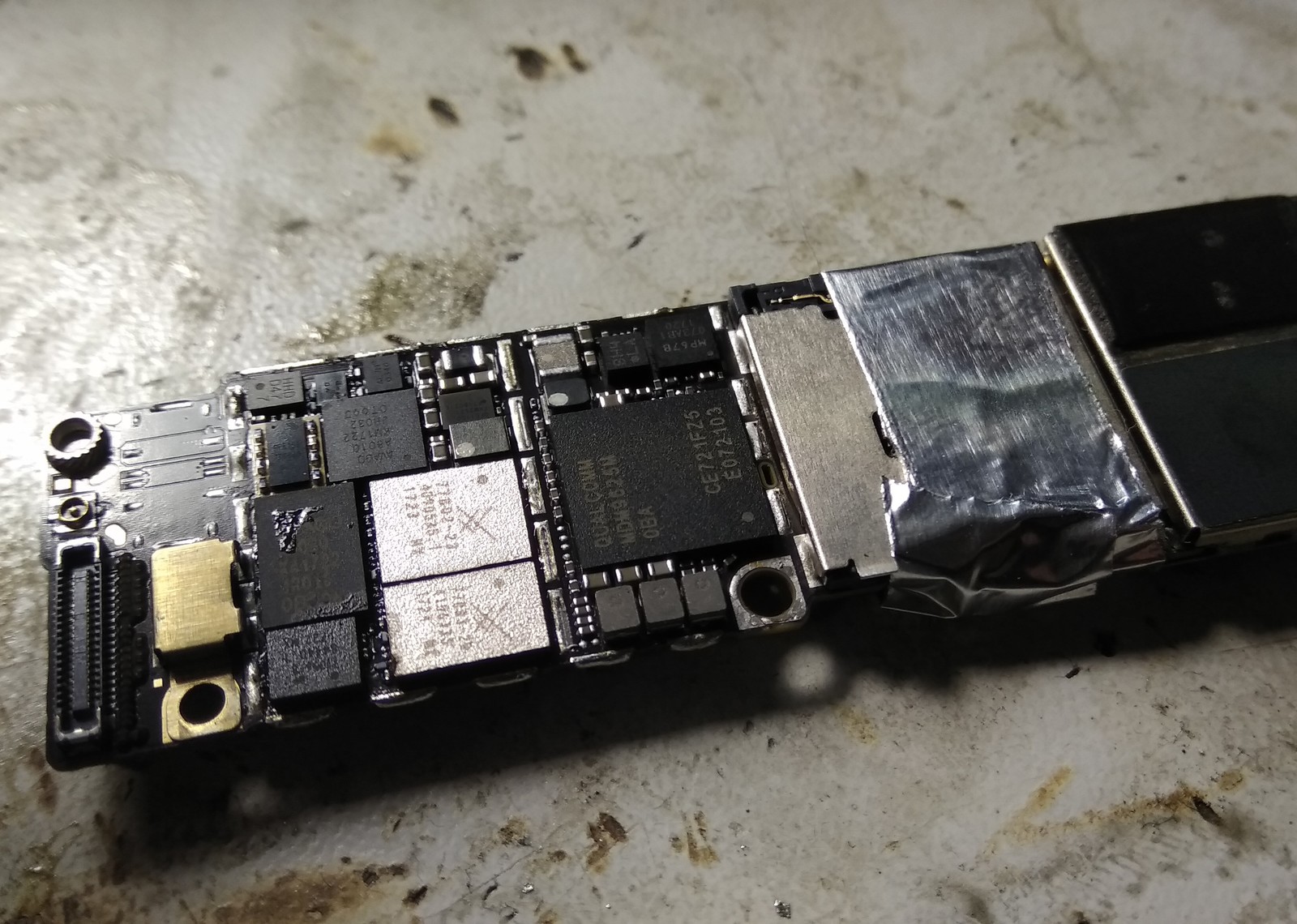 iPhone 6 no network - My, Repair, Ремонт телефона, iPhone, Crooked hands, Longpost, Omsk