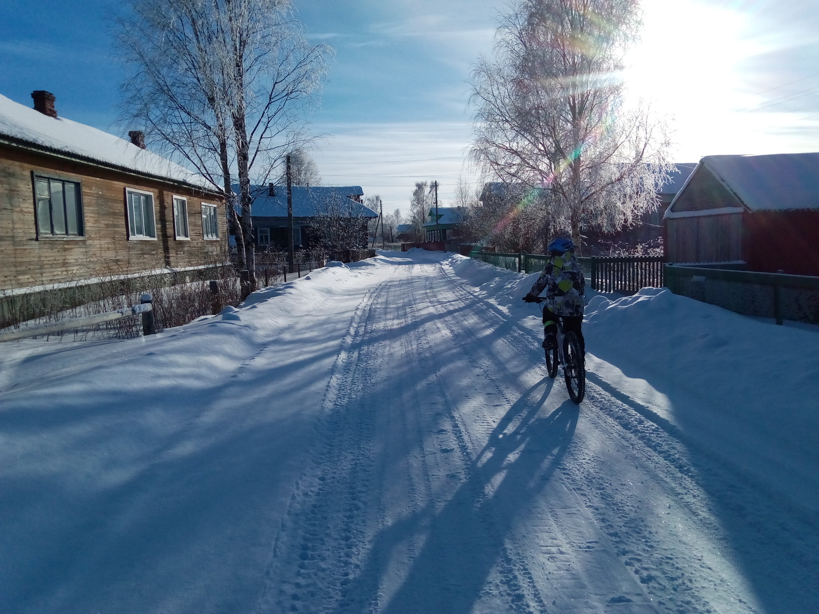 People, go for a walk! - My, A bike, River, Winter, Longpost