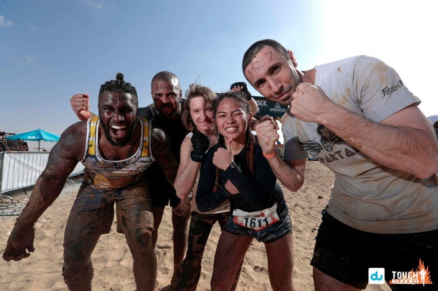 Desert Survival Race Tough Mudder Dubai (long post) - My, Dubai, Competitions, Dirt, Run, Desert, UAE, Longpost, The photo